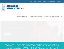 Tablet Screenshot of greenwichpowersystems.com